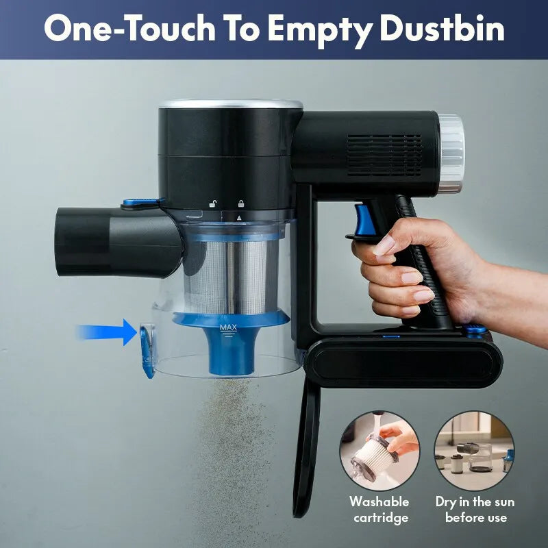 Cordless Vacuum Cleaner - Powerful suction and cordless convenience