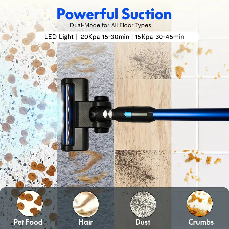 Cordless Vacuum Cleaner - Powerful suction and cordless convenience