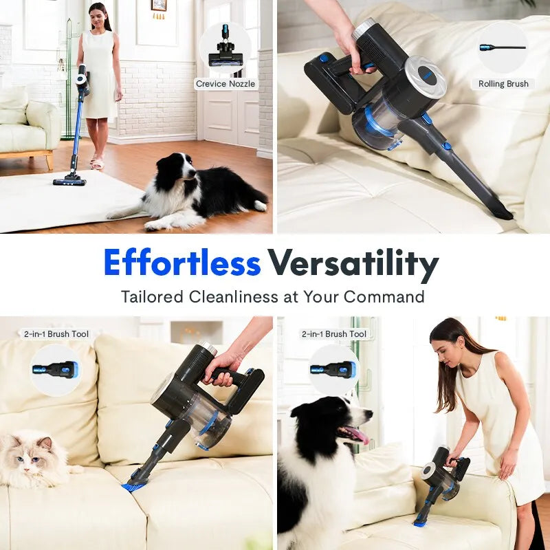 Cordless Vacuum Cleaner - Powerful suction and cordless convenience