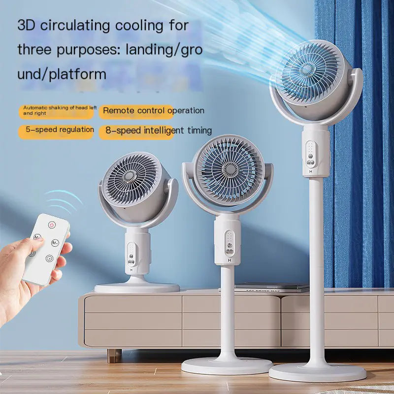 New Household Air Circulating Fan with Remote Control